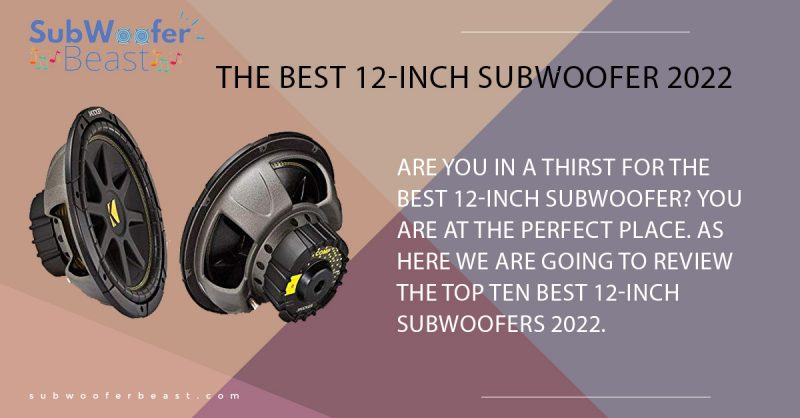The Best 12-inch Subwoofer 2022
