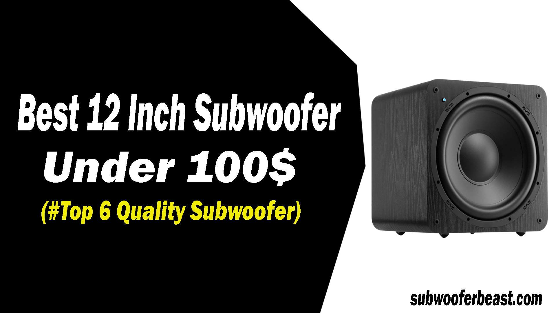 Best 12 Inch Subwoofer Under 100$ (#Top 6 Quality Subwoofer)