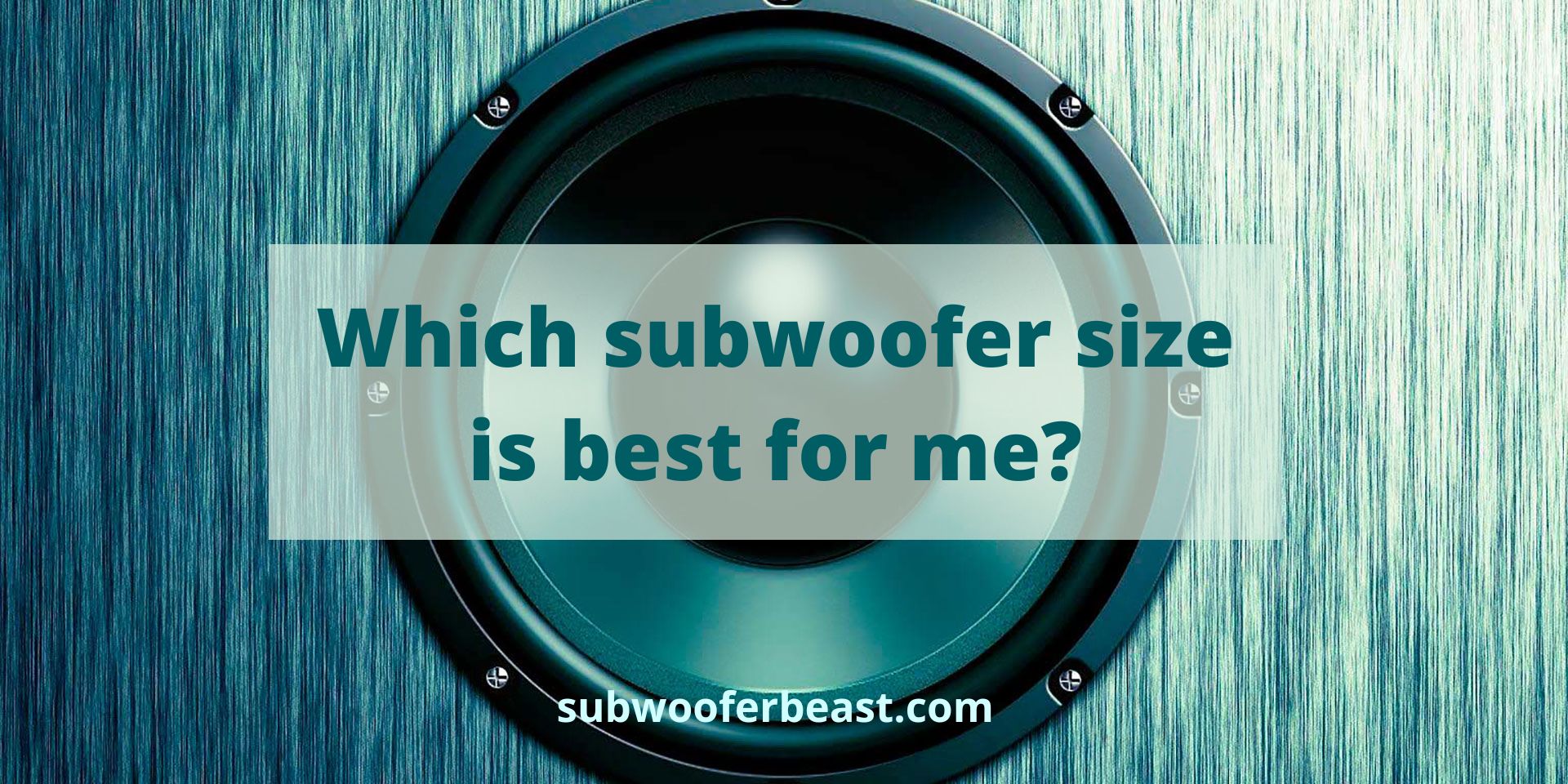 How To Measure A Subwoofer Size (How To Do) Subwoofer Beast